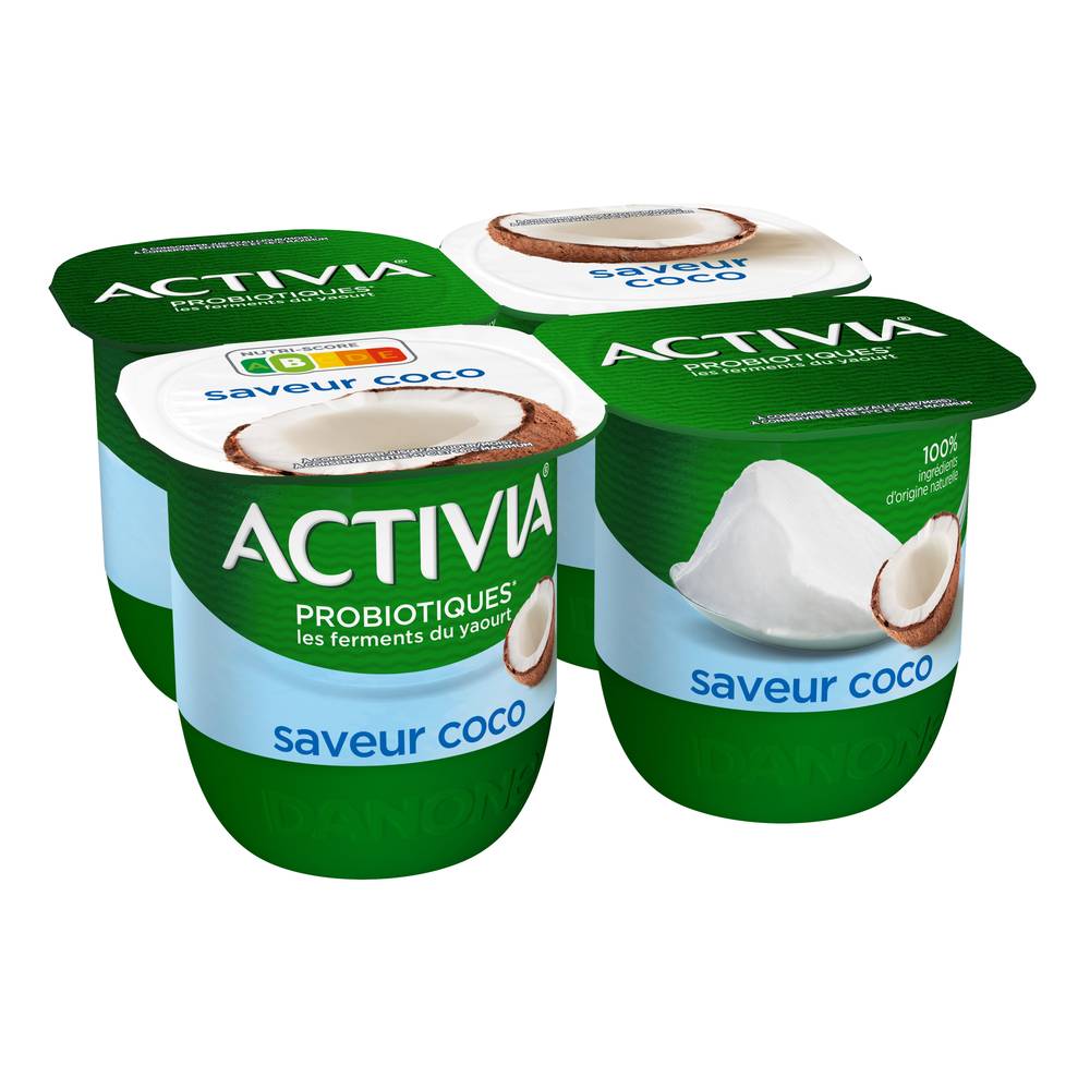 Activia - Yaourt aromatisé au bifidus (coco)