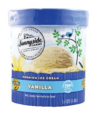 Sunnyside Farms Premium Ice Cream, French Vanilla (1.5 qt)