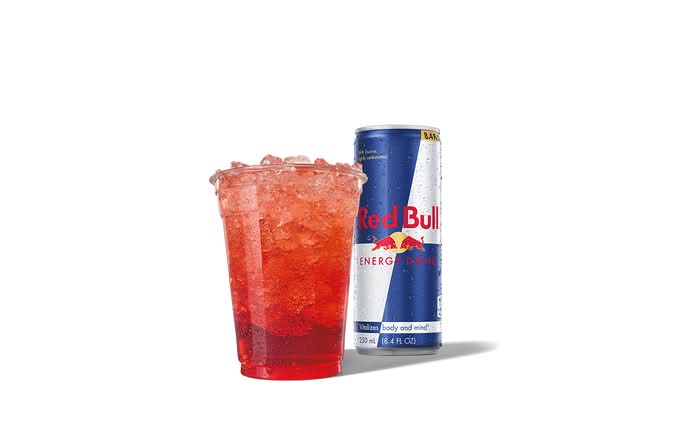 Strawberry Red Daze Red Bull Infusion w/ Red Bull® Energy Drink