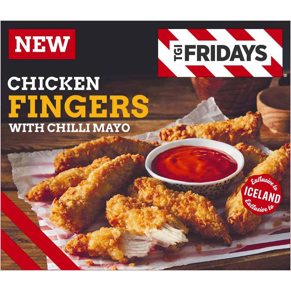 TGI Fridays Chicken Fingers With Chilli Mayo