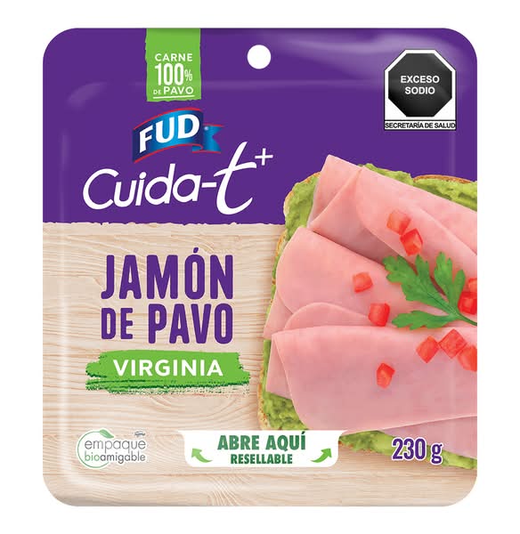 FUD · Cuida-t+ jamón de pavo virginia (230 g)
