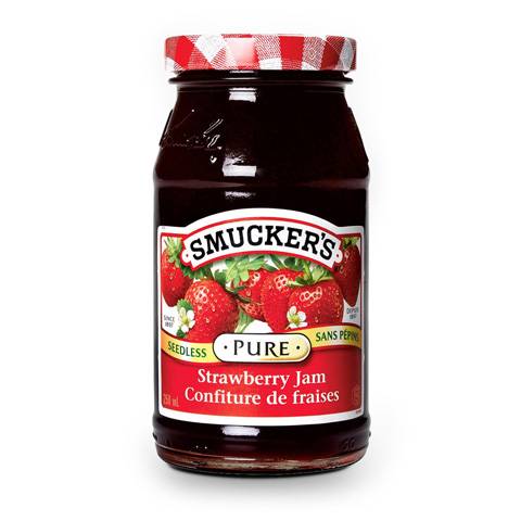 Smucker's Pure Seedless Strawberry Jam (250 ml)