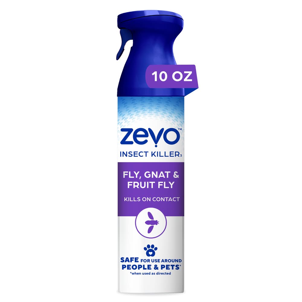 Zevo Fly and Gnat & Fruit Fly Insect Killer Spray (10 oz)
