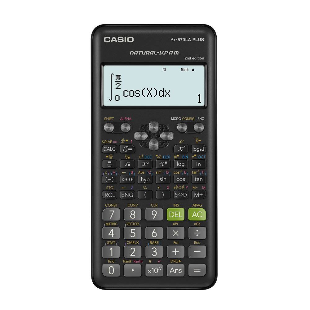 Casio calculadora científica fx-570laplus2-w-dt (Negro)