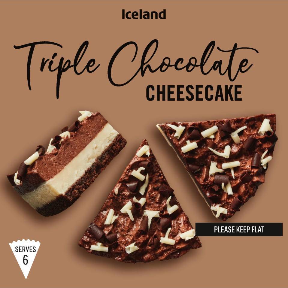 Iceland Triple Chocolate Cheesecake