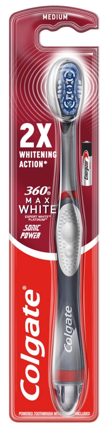Colgate Battery Max White Expert Whitening Sonic Power Toothbrush