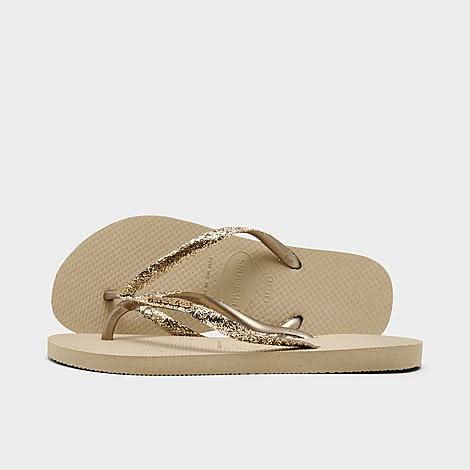 Women'S Havaianas Slim Glitter Flip Flop Sandals (7/8)