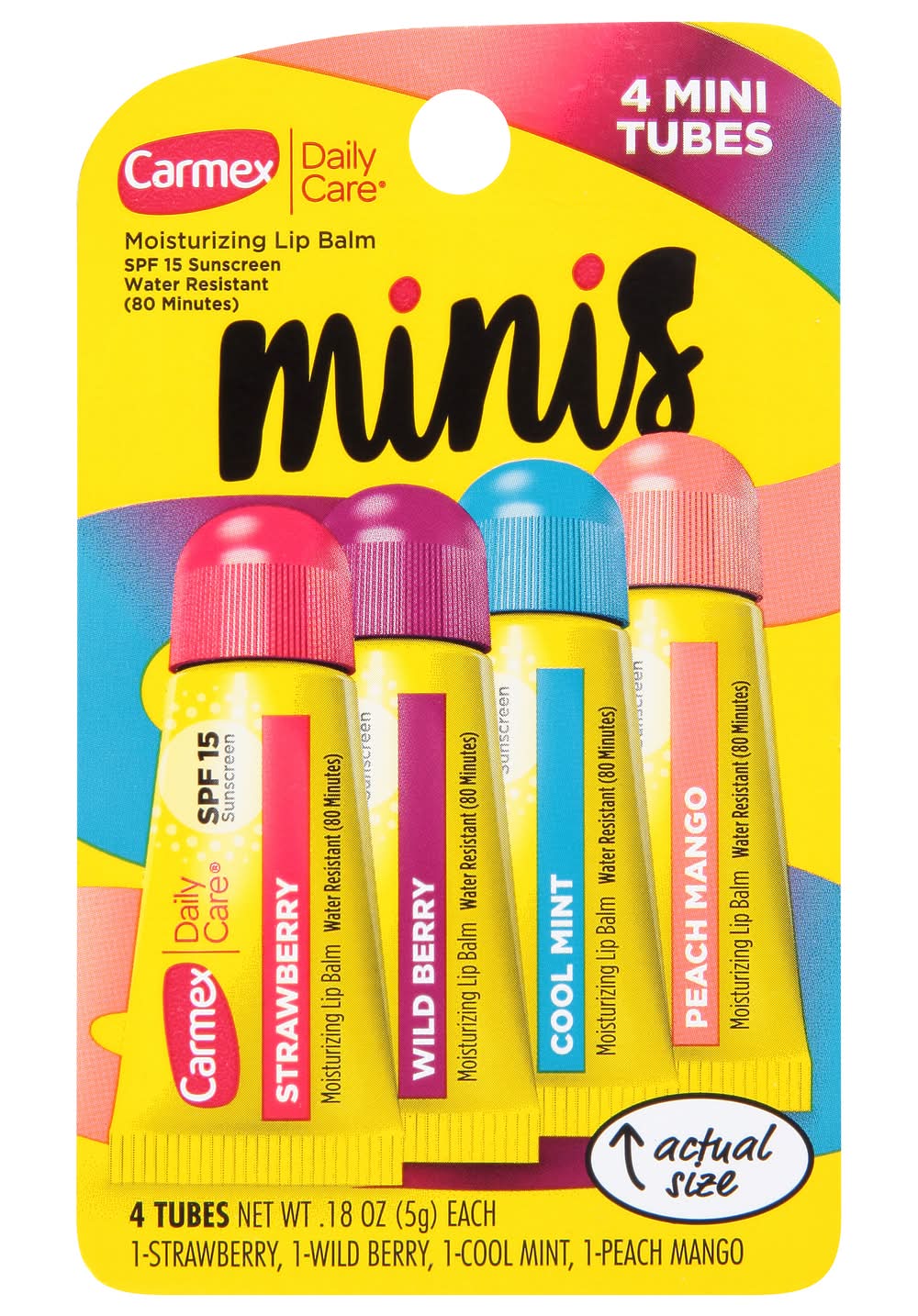 Carmex Daily Care Spf 15 Minis Moisturizing Lip Balm (0.72 oz)