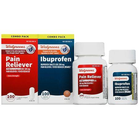 Walgreens Combo Ibuprofen and Acetaminophen Tablets (2 ct)