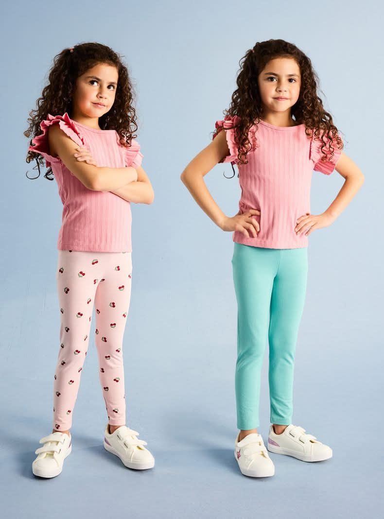 Tribu Calza Básica Bipack Regular Fit rosado pastel 6