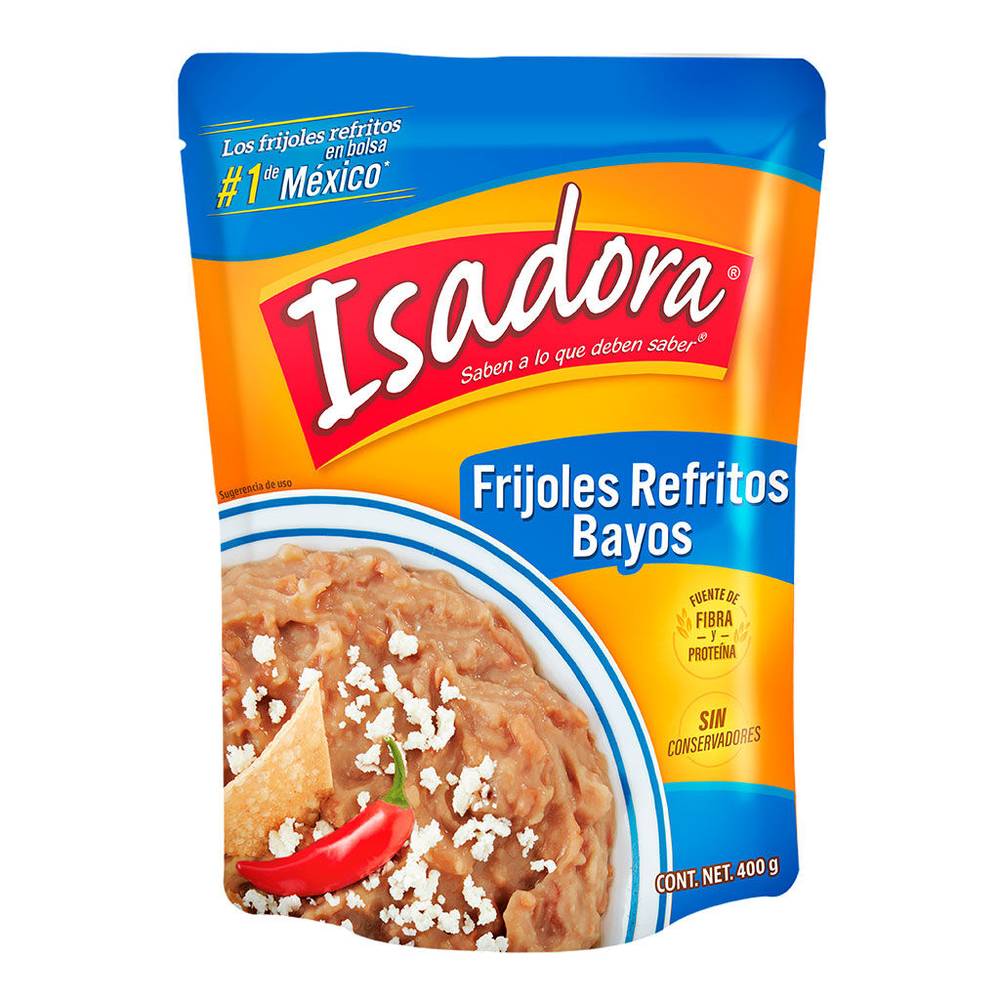 Isadora · Frijoles refritos bayos (400 g)