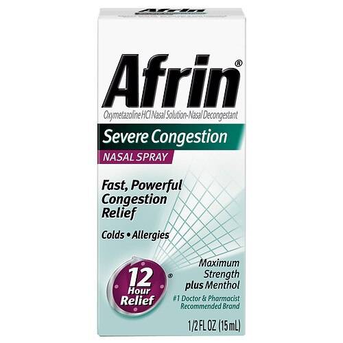 Afrin Severe Congestion Nasal Spray - 0.5 oz