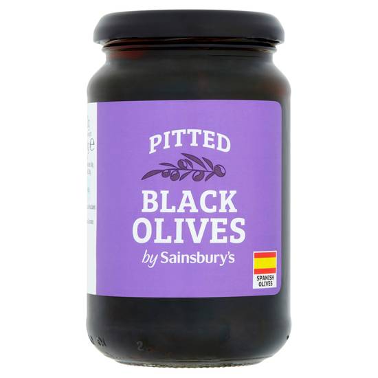 Sainsbury's Pitted Black Olives 340g (150g*)