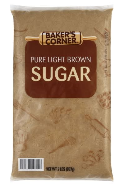 Baker's Corner Pure Light Brown Sugar (2 lbs)