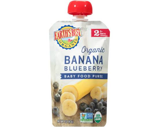 Earth's Best · Organic Banana Blueberry Puree, Stage 2 (4 oz)