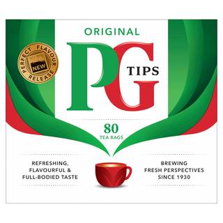PG Tips 80 Original Tea Bags 232g