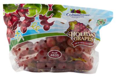 Grapes Holiday Red Seedless - 2 Lb