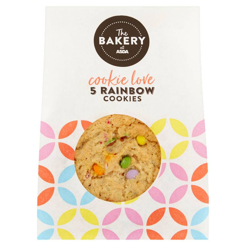 The Bakery at Asda 5 Rainbow Cookies 5pk