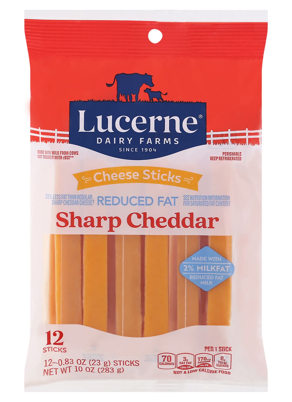 Lucerne Sharp Cheddar Cheese Sticks (10 oz)