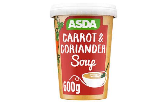 Asda Free From Carrot & Coriander Soup 600g