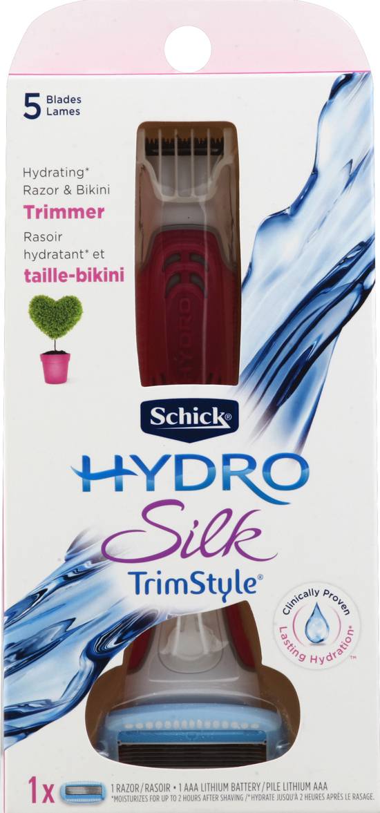Schick Hydro Silk Trimstyle Hydrating Razor & Bikini Trimmer ( 5 ct )