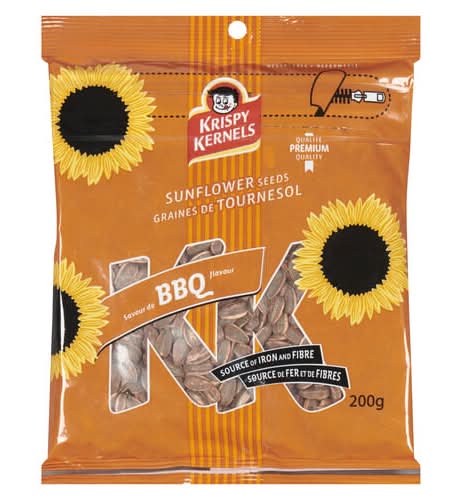 Krispy kernels graines de tournesol - sunflower seeds (barbecue)
