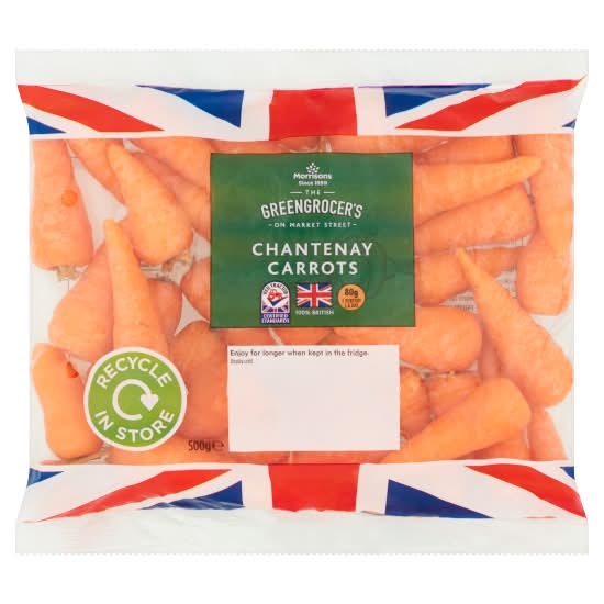 Morrisons The Greengrocer's on Market Street Chantenay Carrots (500g)
