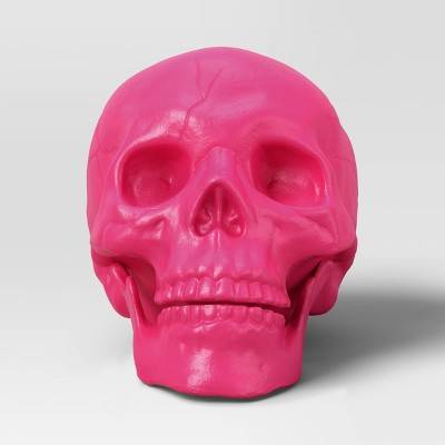 6" Pink Skull Halloween Decorative Prop - Hyde & EEK! Boutique™