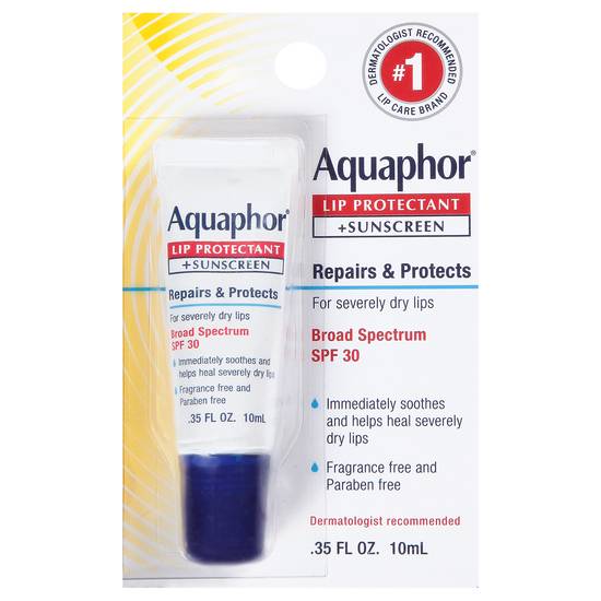 Aquaphor Lip Protectant & Spf 30 Sunscreen