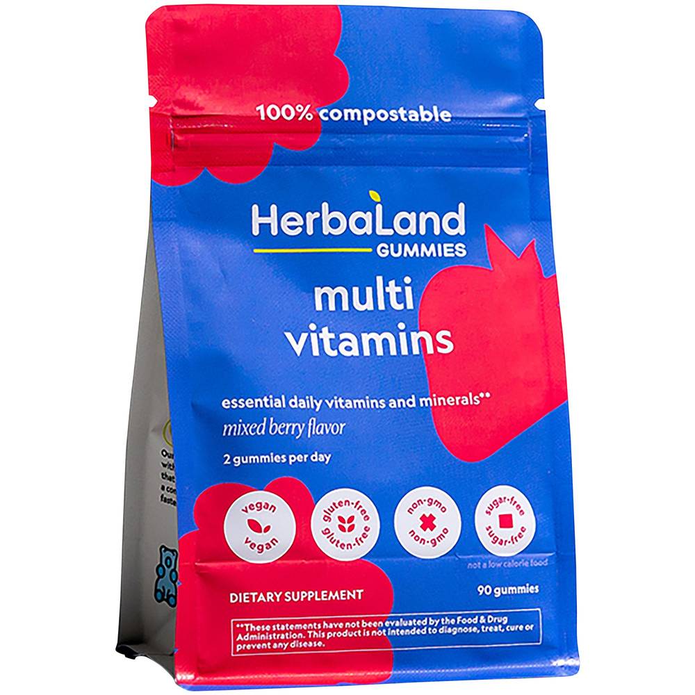 Herbaland Multivitamin Gummies (mixed berry)