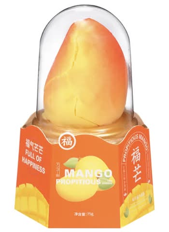 Forest Foods Propitious Ice Cream, Mango (2.64 oz)