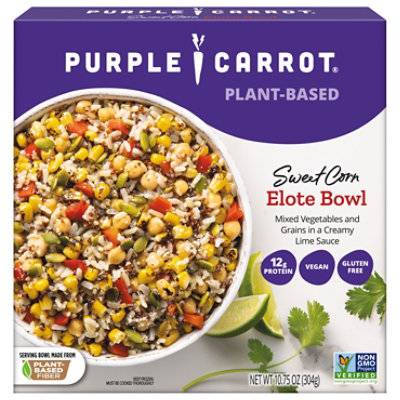 Purple Carrot Sweet Corn Elote Bowl - 10.75 Oz