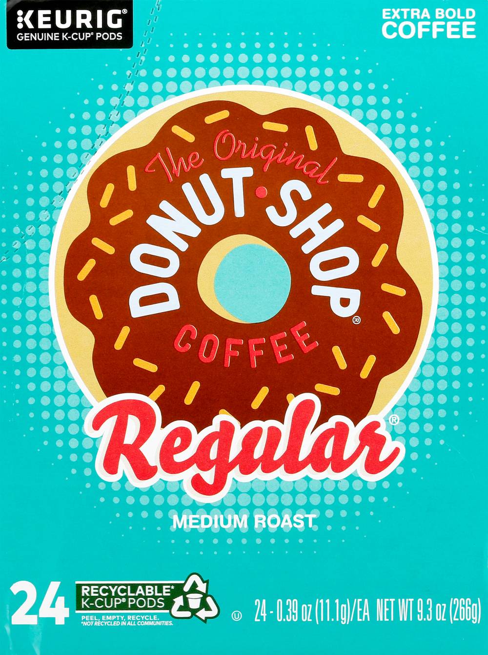 The Original Donut Shop Regular Coffee, Keurig K-Cup Pod, Medium Roast (9.3 oz)