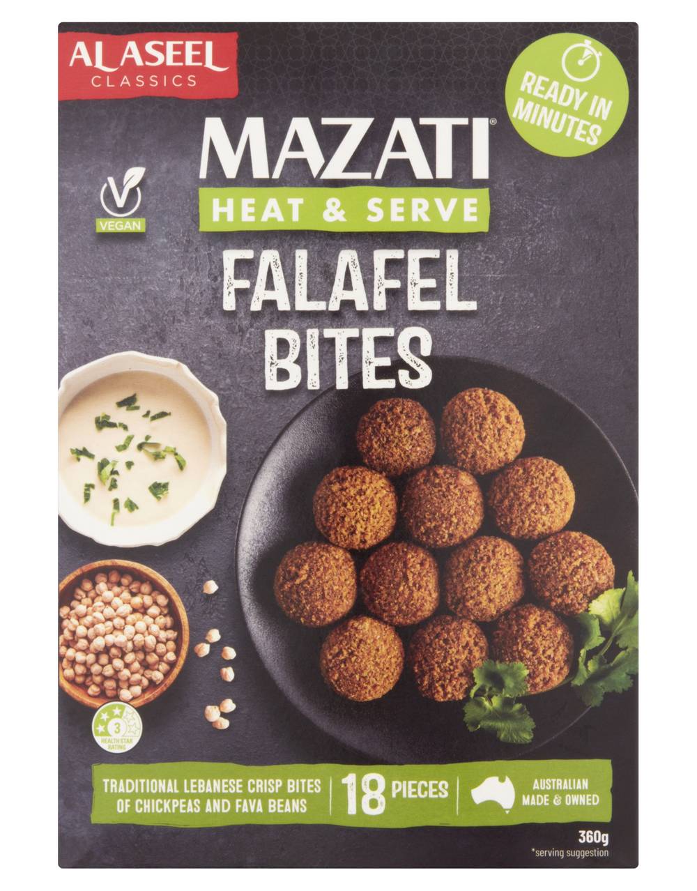Mazati Falafel Bite Heat & Serve (360g)