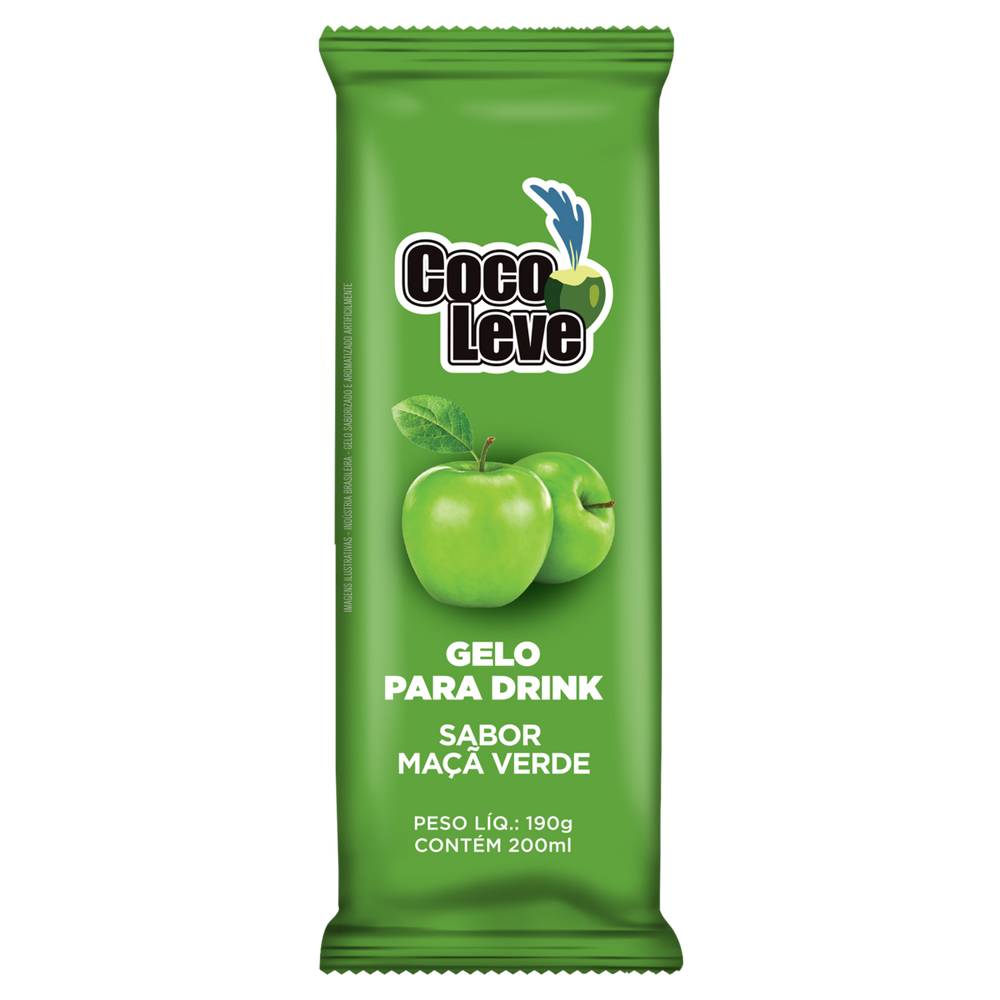 Coco Leve · Gelo para drink sabor maçã verde (200 g)