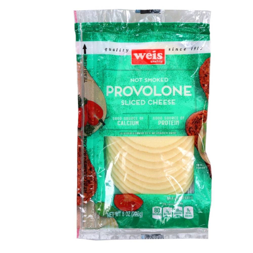 Weis Quality Cheese Provolone Natural Slice (8 oz)