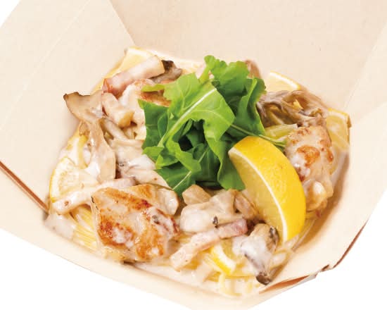 グリルチキンとベーコ ンのレモンクリーム Grill Chicken and Bacon in Lemon Cream