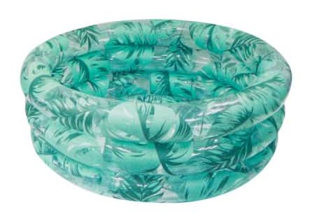 Printed Inflatable Cooler Palm Leaf