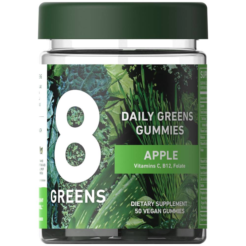 8Greens Daily Vegan Gummies (apple)