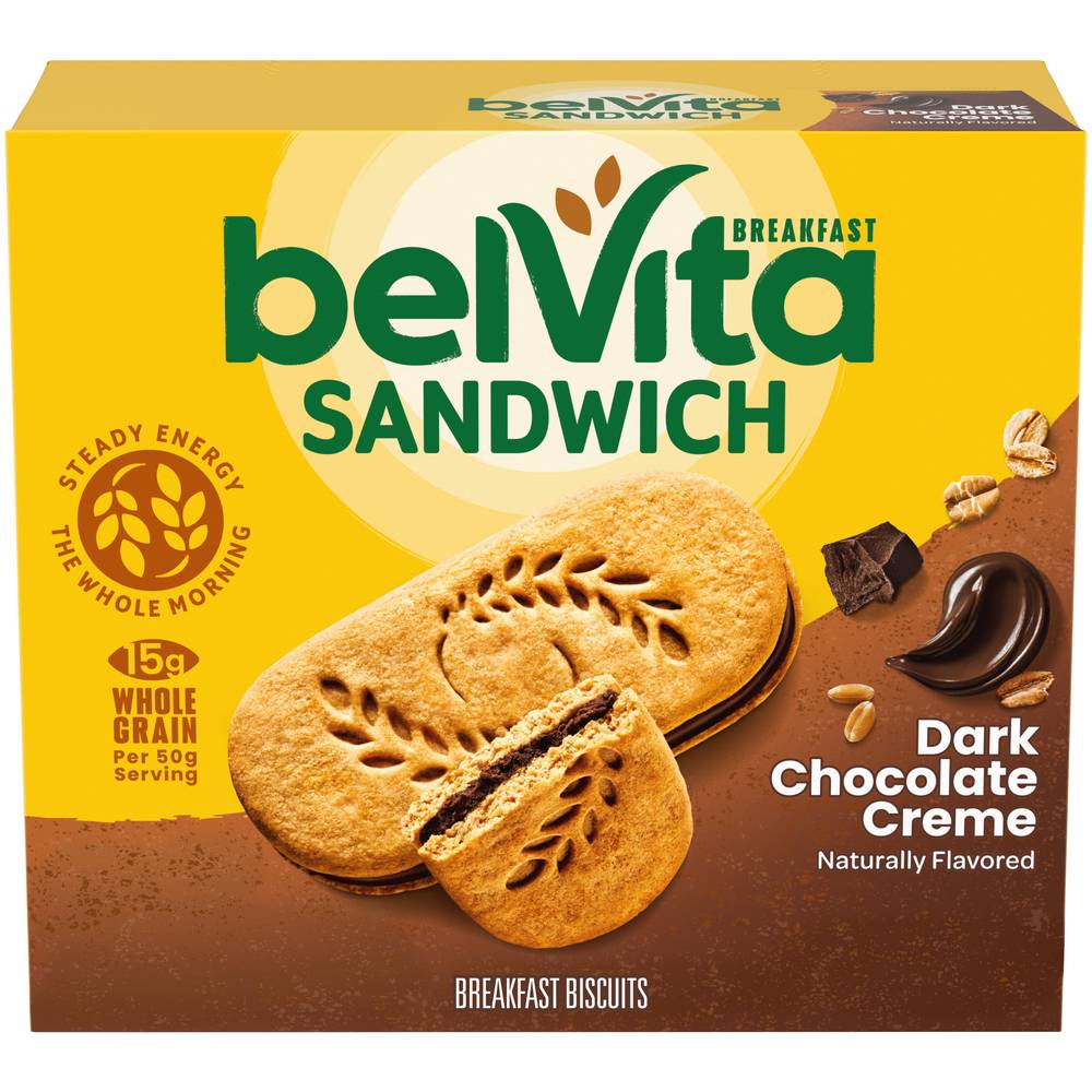 belVita Breakfast Biscuits, Dark Chocolate Creme (8.8 oz)