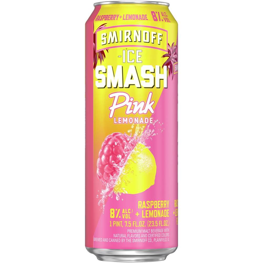 Smirnoff Ice Pink Beer (23.5 fl oz) (lemonade)