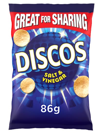 Discos Salt-Vinegar, Sharing Crisps (86g)
