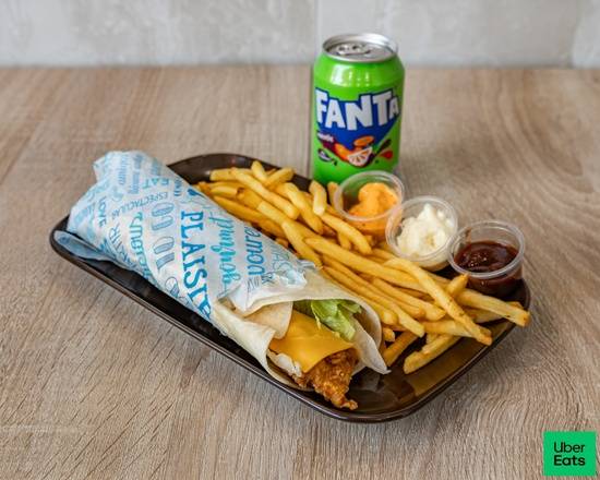 🌯 Menu Chicken Wrap