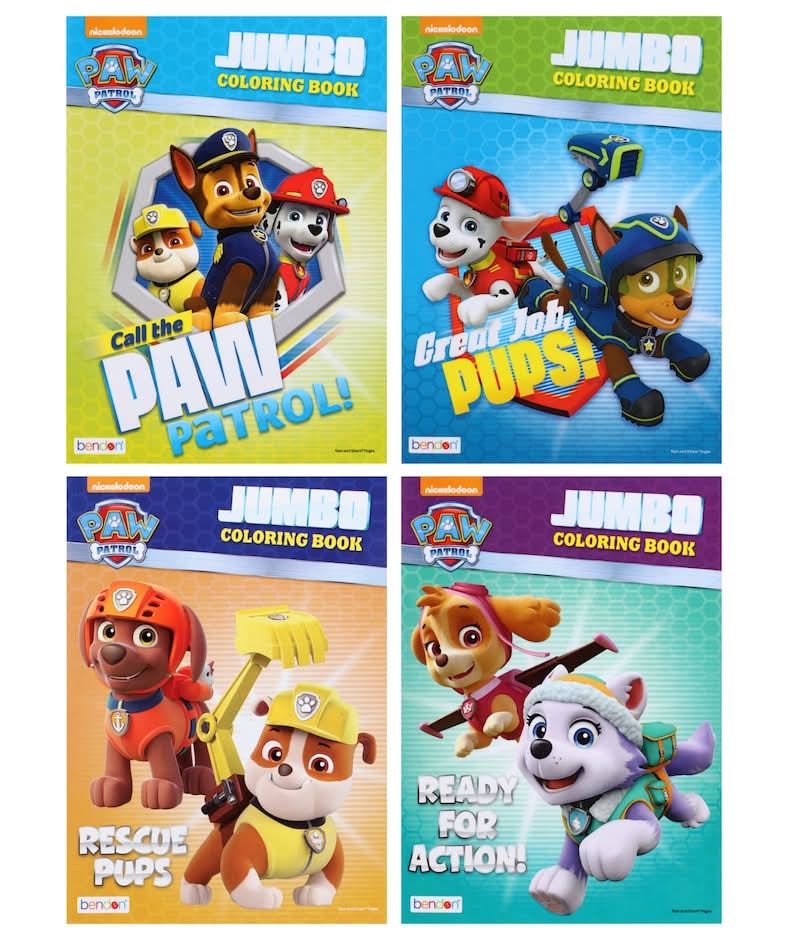 Bendon Paw Patrol Jumbo Coloring Books 96 Pages