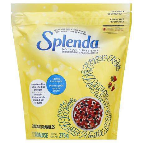 Splenda No Calorie Sweetener Granulated (275 g)