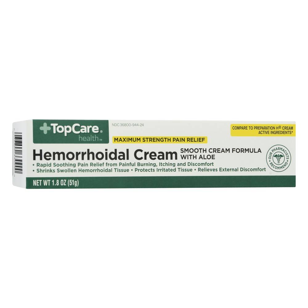 TopCare Pain Relief Hemorrhoidal Cream (1.8 oz)