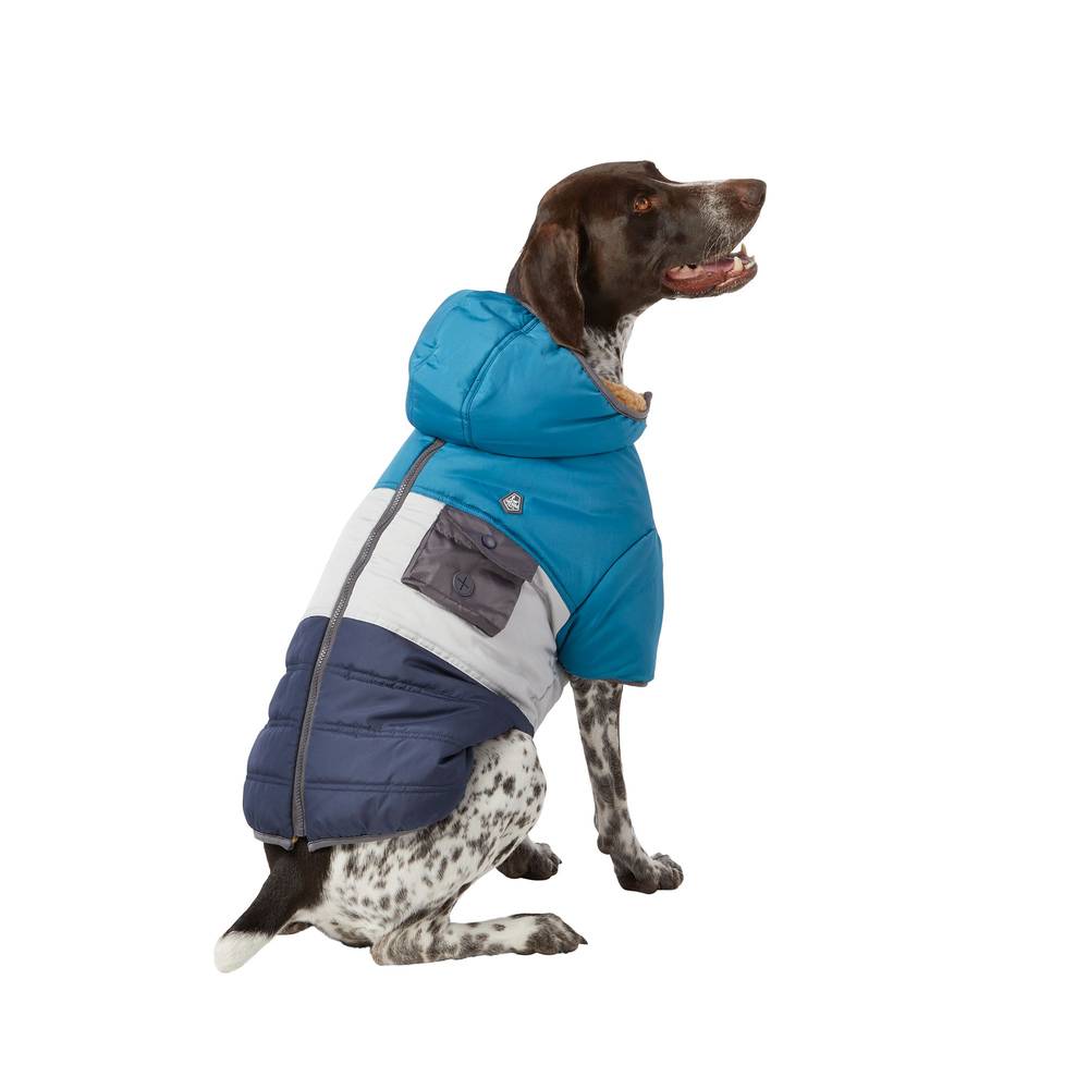 Arcadia Trail™ Reversible Dog Coat (Color: Teal, Size: X Small)