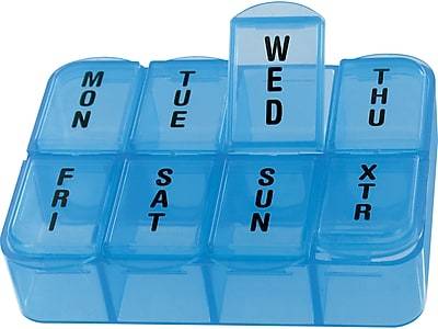 DM Merchandising The pack Weekly Pill Organizer Assorted Colors