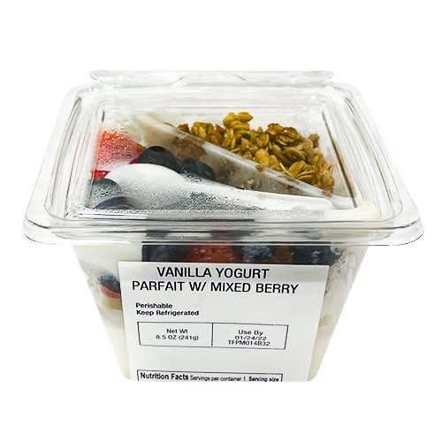 Vanilla Yogurt Parfait With Mixed Berry (8.5 oz)