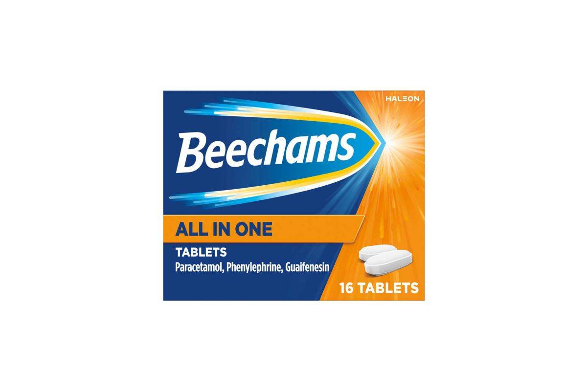 Beechams All in One Cold and Flu Tablets 16s